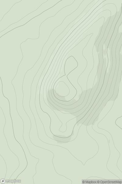Thumbnail image for Cnoc Mor [Loch Vaich to Moray Firth] showing contour plot for surrounding peak